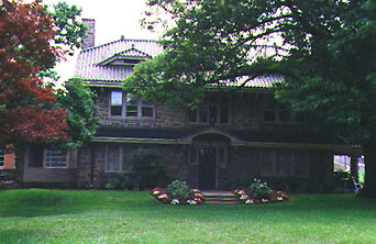 Large, stone Craftsman Colonial (early 1920's)